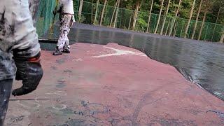 I BOUGHT A RESORT! I'M RESURFACING THESE COURTS!!! A COMPLETE MAKE OVER!!!