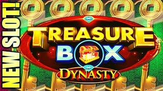 NEW SLOT! LET'S SEE THOSE TREASURES!! TREASURE BOX DYNASTY Slot Machine (IGT)