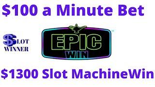 Hey Guys - $100 Bets Per Minute!! Winning BIG on a Casino Slot Machine Fu Nan Fu Nu