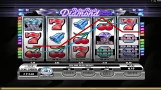 Free Retro Reels - Diamond Glitz slot machine by Microgaming gameplay • SlotsUp