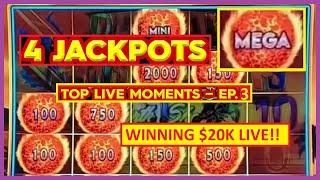 4 JACKPOTS, one MASSIVE! Top Casino Moments LIVE! (Ep. 3)