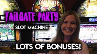 Long Session on Tailgate Slot Machine! Fun BONUSES!