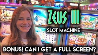 BONUS! Zeus 3 Slot Machine! Can I Fill The Screen?