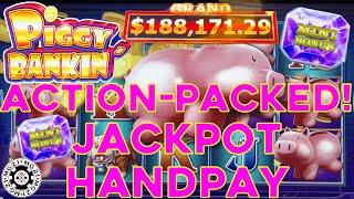 Lock It Link Piggy Bankin' HANDPAY JACKPOT HIGH LIMIT $100 Bonus Rounds Slot Machine Casino NICE WIN
