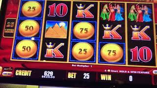 Cleopatra $45/Spin - Sahara Gold $25/Spin With Jackpot and Bonus - High Limit