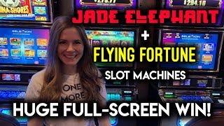 Flying Fortune! Slot Machine! HUGE FULL SCREEN WIN!!