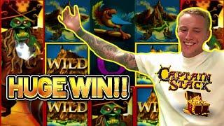 HUGE WIN!!! CHAIR GET BIG WIN ON CAPTAIN STACK - €20 bet on Casino slot from CasinoDaddys stream
