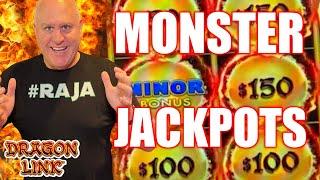 2 MONSTER DRAGON LINK JACKPOTS in LAS VEGAS!!!