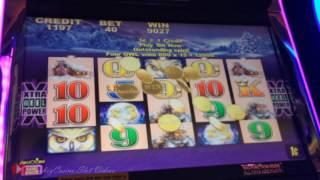 Original TimberWolf Nice Slot Machine Bonus - Aristocrat