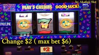 BIG WIN LIVETriple Double Butterfly Slot Denom Max Bet $6, Cosmopolitan Las Vegas, Akafujislot