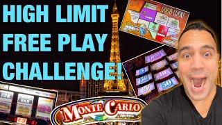 $975 Free Play CHALLENGE @ Paris Las Vegas!! |  Monte Carlo, Texas Tea & Double Top Dollar!!