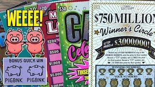 WEEEE!  2X $30 Tickets + Holiday Bucks!  $140 TEXAS Lottery Scratch Offs
