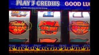 Akafuji SlotLive Jackpot AgainHandpay Triple Double Red Hot Sevens $2 Slot, Cosmopolitan Las Vegas