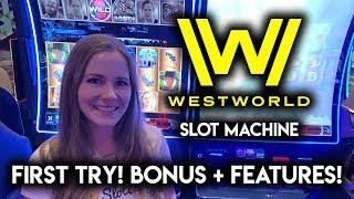 NEW! Westworld Slot Machine! BONUS + Features!!