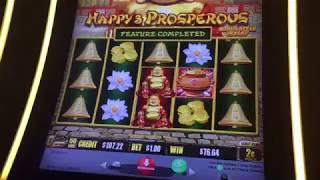 DRAGON LINK Happy & Prosperous Slot Bonus & Feature 2 Cent NICE WINS