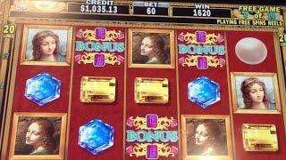 5 RETRIGGERS on Davinci Diamond  Live Play w/ BONUS!!! Slot Machine at Woodbine Casino, Canada!