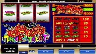 FREE Trick Or Treat  slot machine game preview by Slotozilla.com