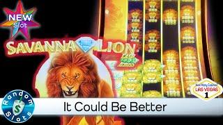 ️ New - Savanna Lion Cash Across Slot Machine Feature