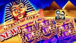 DREAMS OF EGYPT SLOT•NEW! EXCITING FREE GAMES BONUS• CASINO GAMBLING!