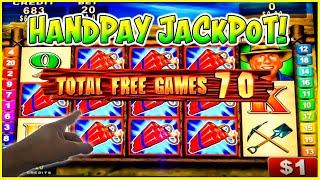 70 Spins On $20 Bet Pays Jackpot Handpay! Money Blast Slot Machine