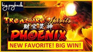 AWESOME NEW SLOT! Big Win on Treasure Spirits Phoenix - ALL BONUSES!