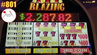 3 Reels Really Old Slot Blazing Sevens $2 Slot Machine Max Bet @ Barona Resort & Casino 赤富士スロット 元祖