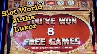 Slot World at the Luxor Casino!