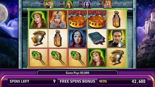 MAGIC KNIGHTS Video Slot Casino Game with an ENCHANTED FREE SPIN BONUS