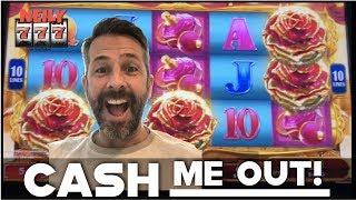 SPARKLING ROSES, MOOLAH COWS AND A SAMURAI GIVE ME BIG WINS • CASH ME OUT ON SLOTS!