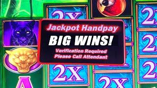 HIGH LIMIT PROWLING PANTHER!  $50 BETS WITH JACKPOTS