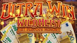 Wild Heist at Peacock Manor - 100€ Spins - MEGA WIN!