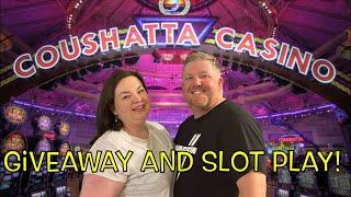 Giveaway from Coushatta Casino! Then let’s  play some more SLOTS!