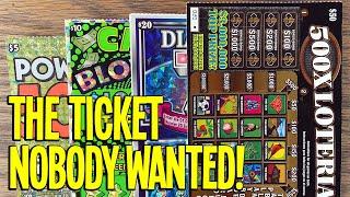 THE TICKET NOBODY WANTED! $50 500X  $165 TEXAS LOTTERY Scratch Offs