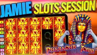 SLOT BONUS COMPILATION inc Pharaoh's Tomb, Riders of the Storm (last one with the baked english!)