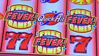 HIGH LIMIT SLOT PLAY  QUICK HIT FEVER  $30 MAX BET