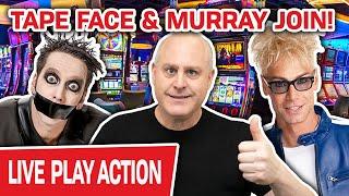 STILL LIVE with TAPE FACE & MAGIC MURRAY  HUGE Slot Action @ Harrah’s VEGAS