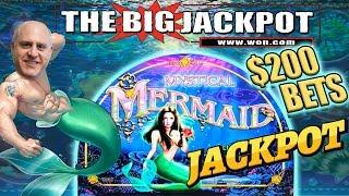 THREE JACKPOTS! MYSTICAL MERMAID  $200 SPINS + 20 FREE GAMES  | The Big Jackpot