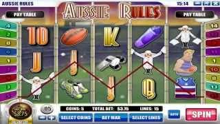Aussie Rules  free slots machine game preview by Slotozilla.com
