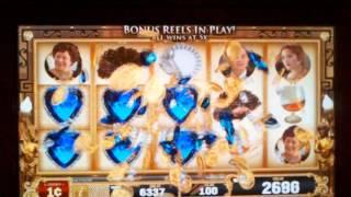 Bally Titanic slot machine Bonus round free spins good win!