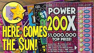 HERE COMES THE $UN! 3X $20 Power 200X  $160 TEXAS LOTTERY Scratch Offs