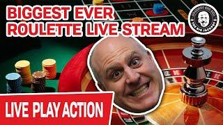 BIGGEST EVER Roulette Live Stream  Let’s Get It!