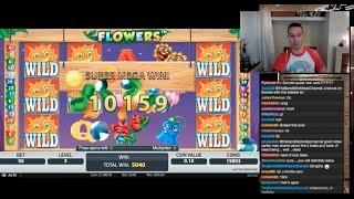 Super Mega Win on Flowers with £9 Stake!  Crazy highlight of my Livestream