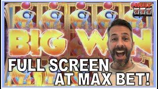 BIG WIN AT MAX BET with a FULL SCREEN on THUNDER CASH LINK