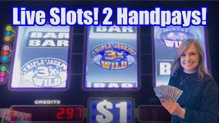 2 Handpay Jackpots! Jackpot Gems, Dragon Cash, New Piggy Payday, Buffalo & More!