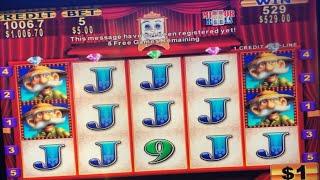 KONAMI $5 BET BONUS on Temple of Riches - AMAZING WIN at POTAWATOMI CASINO Slot Machine Videos