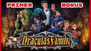 La Familia de Drácula Slot Online  Primer Bonus  Tragamonedas de Halloween