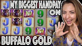 My BIGGEST HANDPAY JACKPOT EVER on Buffalo Gold Collection!