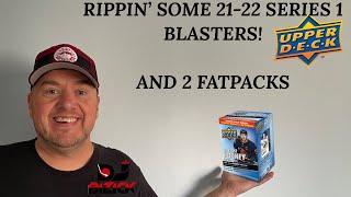 RIPPIN’ UPPER DECK HOCKEY SERIES 1 BLASTERS  & A COUPLE OF FATPACKS