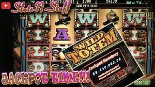 Wild Totem Slot $100 Denomination Big Jackpot Bonus