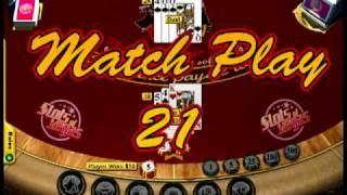 Match Play 21 Table Game Video at Slots of Vegas
